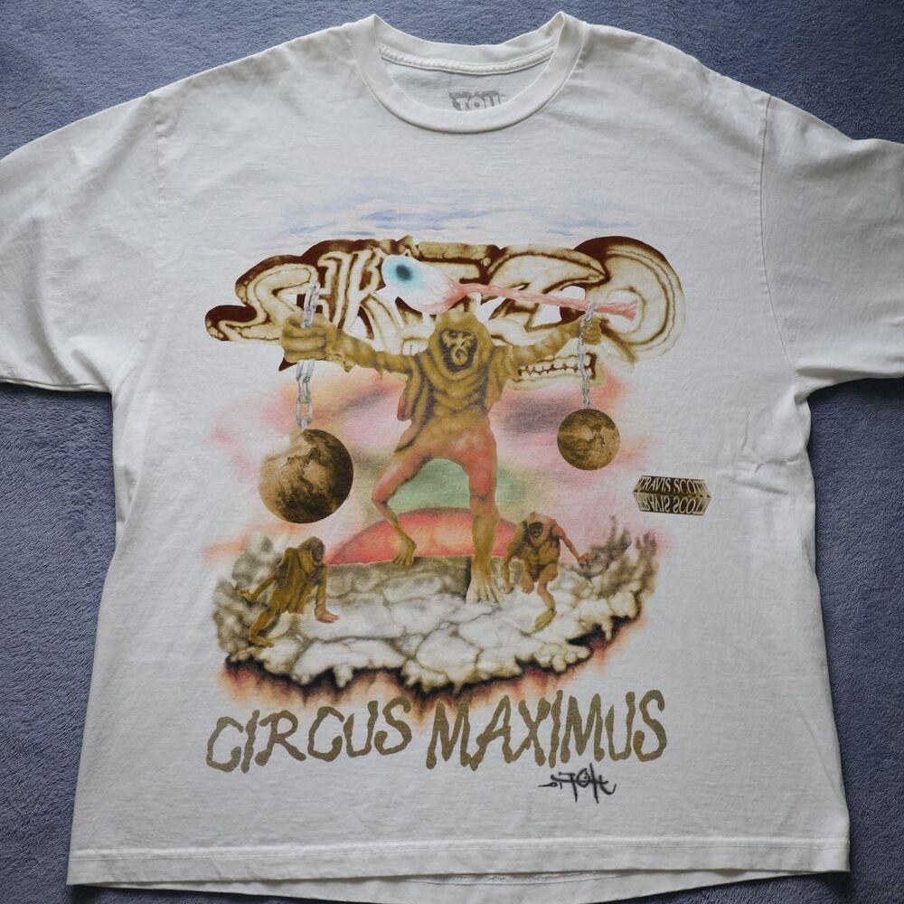 Travis-scott Men's White T-shirt